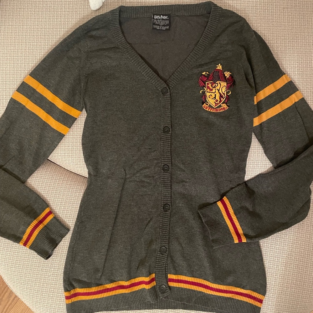 Harry Potter Gryffindor sweater cardigan